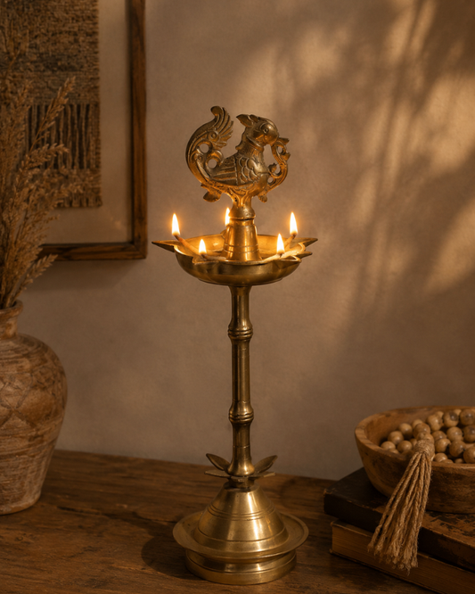 Mayura Brass Diya