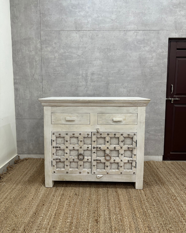 artisan wooden console cabinet