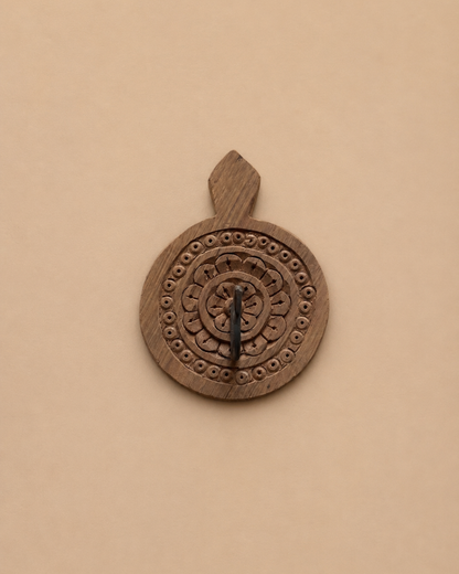 Mandala Wooden Wall Hook Set of 2
