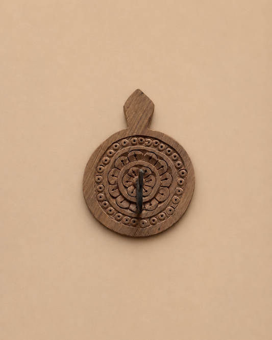 Mandala Wooden Wall Hook Set of 2