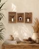 Vintage Temple Mirror Frame (Set of 3)