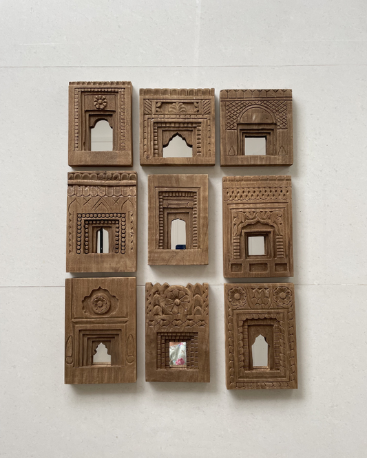 Arch Temple Mirror Frames (Set of 9)