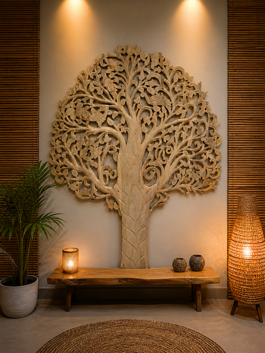Heritage Tree of Life Wall Art – Solid Mango Wood