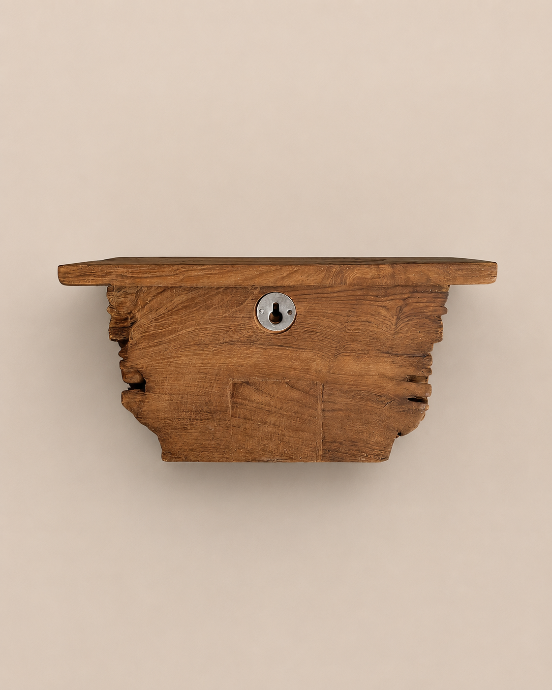 vintage hand-carved architectural wall shelf