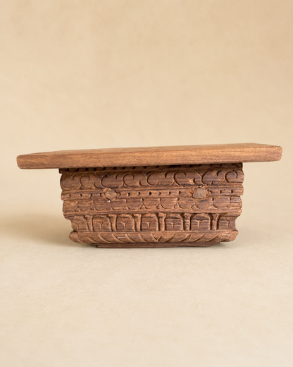 Carved Wooden Wall Shelf / Bracket / Hand Carved Wooden Shelf
