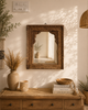 Antique Wooden Arch Mirror Frame