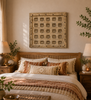 Hand-Carved Floral Wall Décor Panel