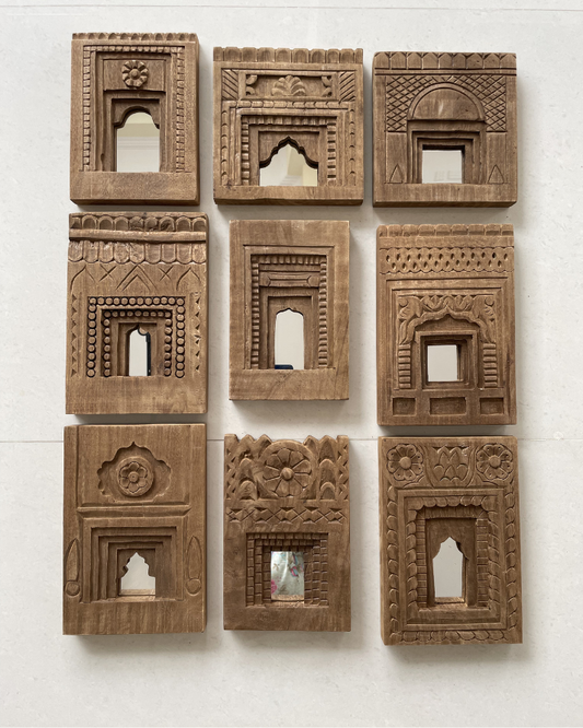 Arch Temple Mirror Frames (Set of 9)