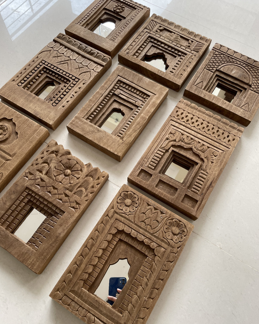 Arch Temple Mirror Frames (Set of 9)