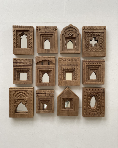 Jharokha Temple Mirror (Set of 12)
