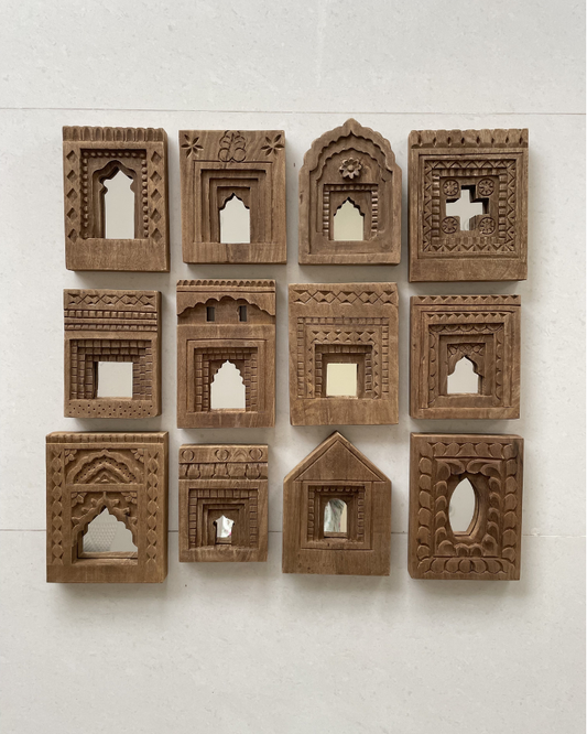 Jharokha Temple Mirror (Set of 12)