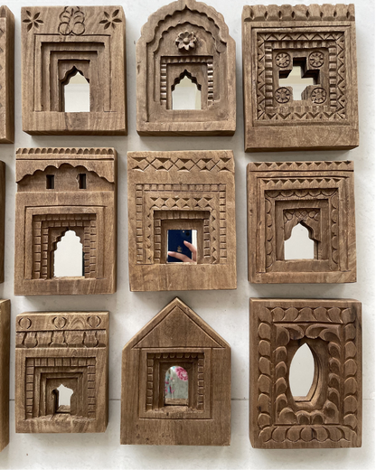 Jharokha Temple Mirror (Set of 12)