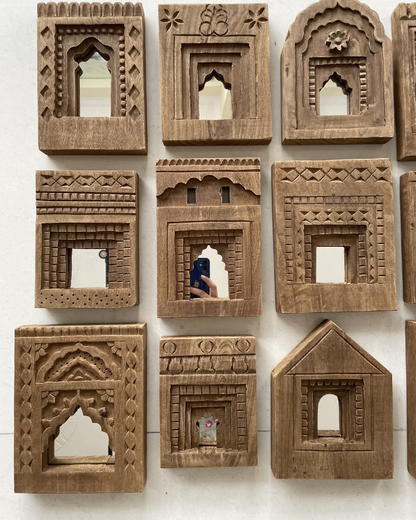 Jharokha Temple Mirror (Set of 12)