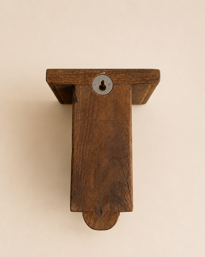 Heritage Hand-Carved Display Shelf