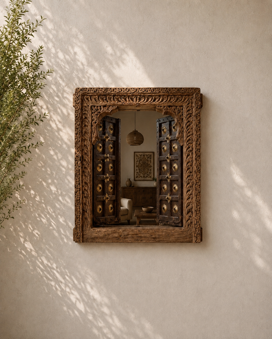Handcrafted Shekhawati Opening Window Jharokha