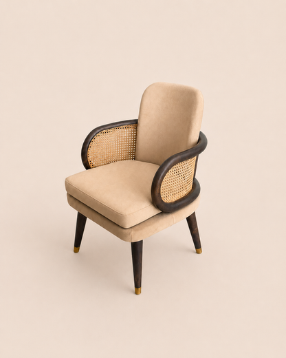 Cane Accent Chair