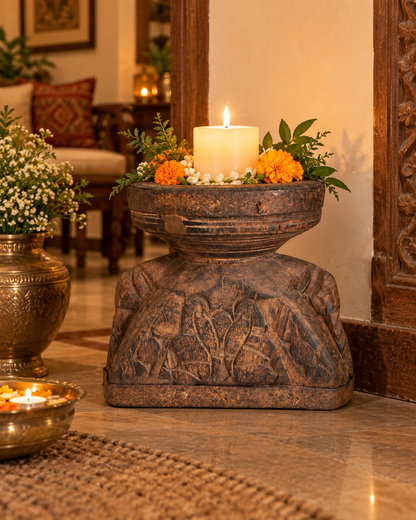 Wooden Seeder Candle / Plant Holder