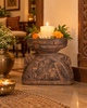 Wooden Seeder Candle / Plant Holder