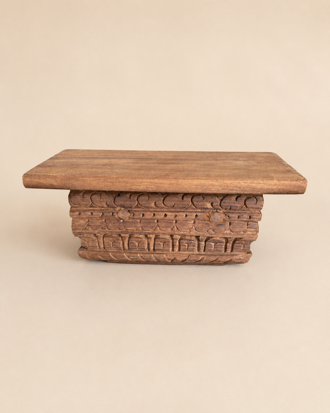 carved wooden wall shelf / bracket / hand carved wooden shelf