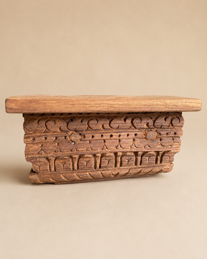 Carved Wooden Wall Shelf / Bracket / Hand Carved Wooden Shelf