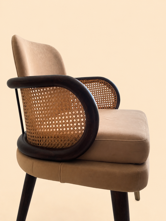 Cane Accent Chair