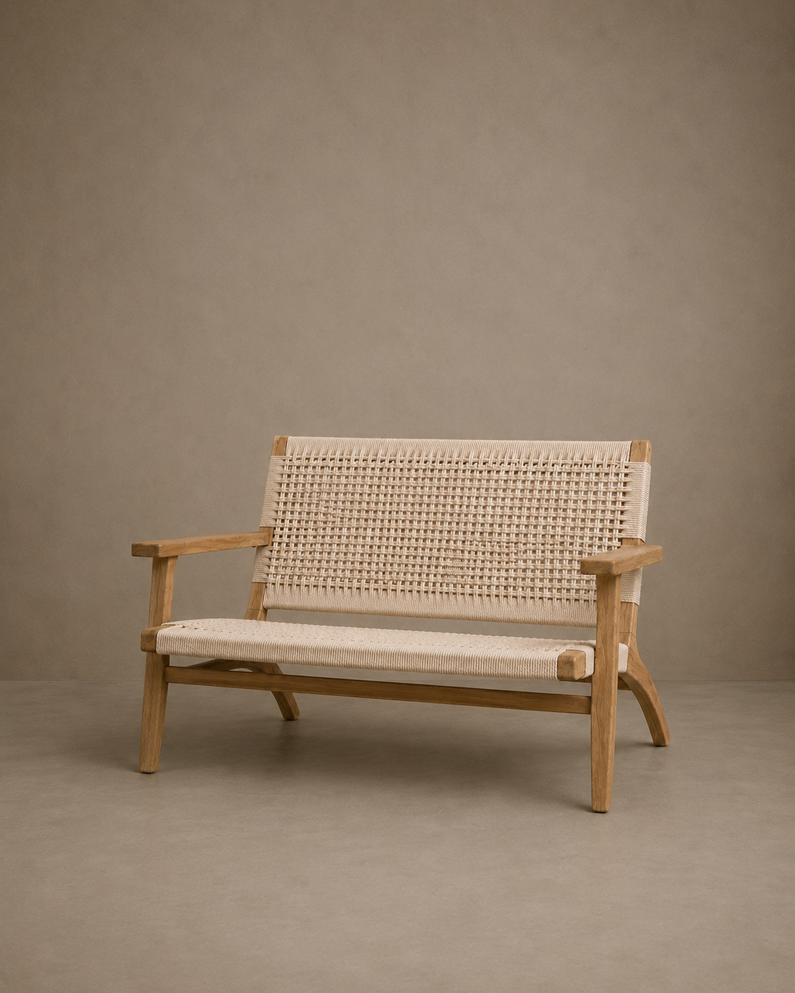 cane sofa and coffee table set