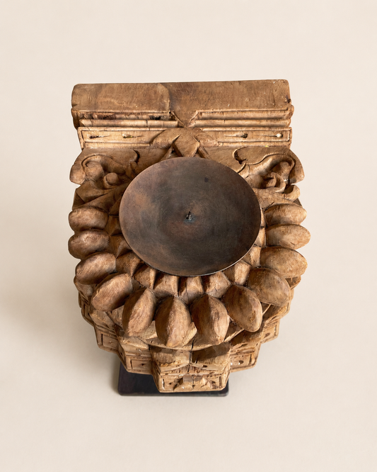 Vintage Hand-Carved Multipurpose Décor Stands – Set of Two