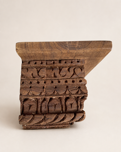 Carved Wooden Wall Shelf / Bracket / Hand Carved Wooden Shelf