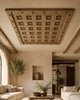 Heritage Floral Teak Wood Ceiling Panel