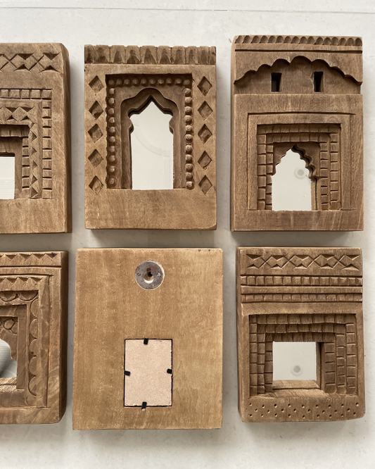 Handcrafted Temple Mirror (Set of 6)