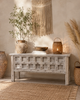 Handcrafted Console Table with Hidden Storage