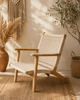 Handwoven Rope Lounge Chair