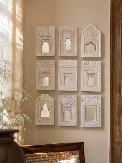 Arch Temple Mirror Frames (Set of 9)