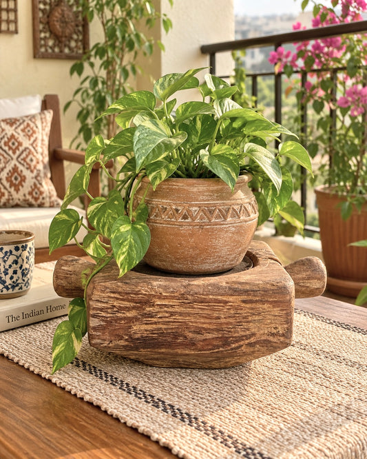 Wooden Candle Holder / Planter
