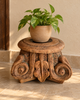 Antique Indian Wooden Architectural Base