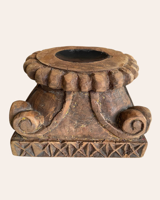 Heritage Wooden Decor Stand / Diya / Candle / Plant Holder