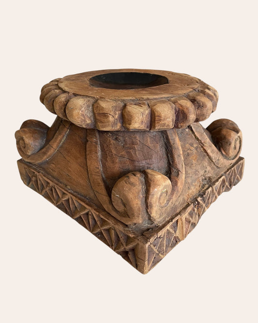 Heritage Wooden Decor Stand / Diya / Candle / Plant Holder