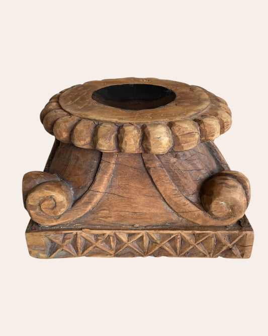 Heritage Wooden Decor Stand / Diya / Candle / Plant Holder