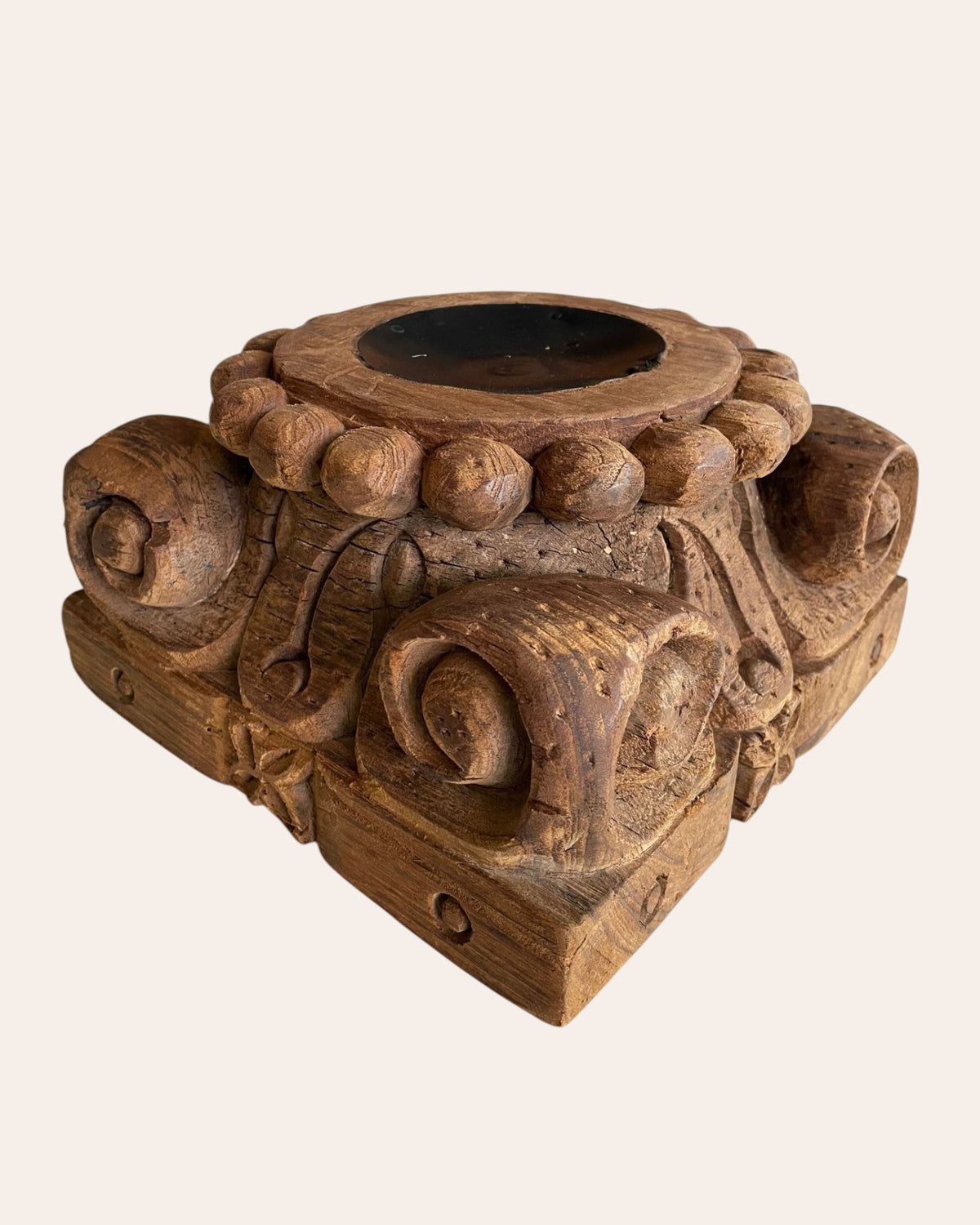 rustic old wooden stand