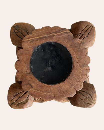 Vintage Wooden Artifact Display Stand / Candle / Plant Holder