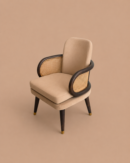 Cane Accent Chair
