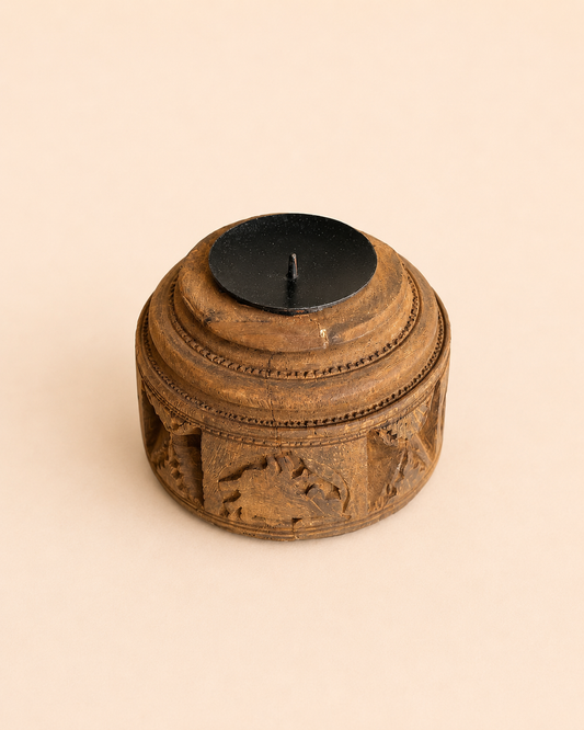 Vintage Seeder Candle Holder