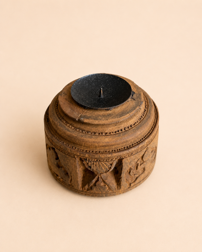 Vintage Seeder Candle Holder
