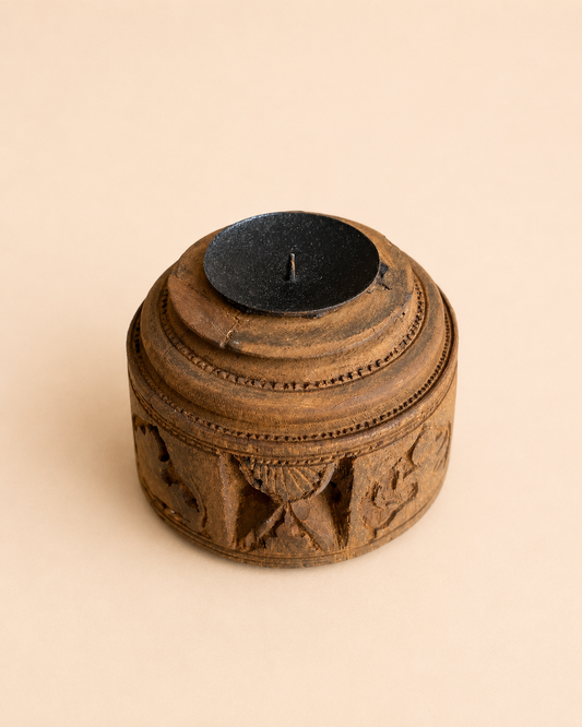 Vintage Seeder Candle Holder