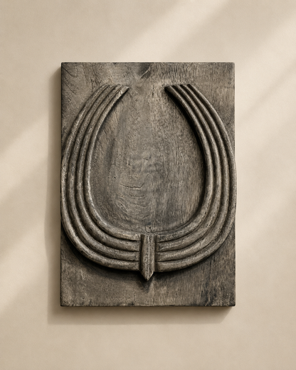 Naga Inspired Carved Wood Wall Panel - Set of 6 / Naga Door Panels