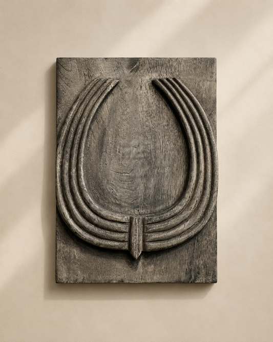 Naga Inspired Carved Wood Wall Panel - Set of 6 / Naga Door Panels