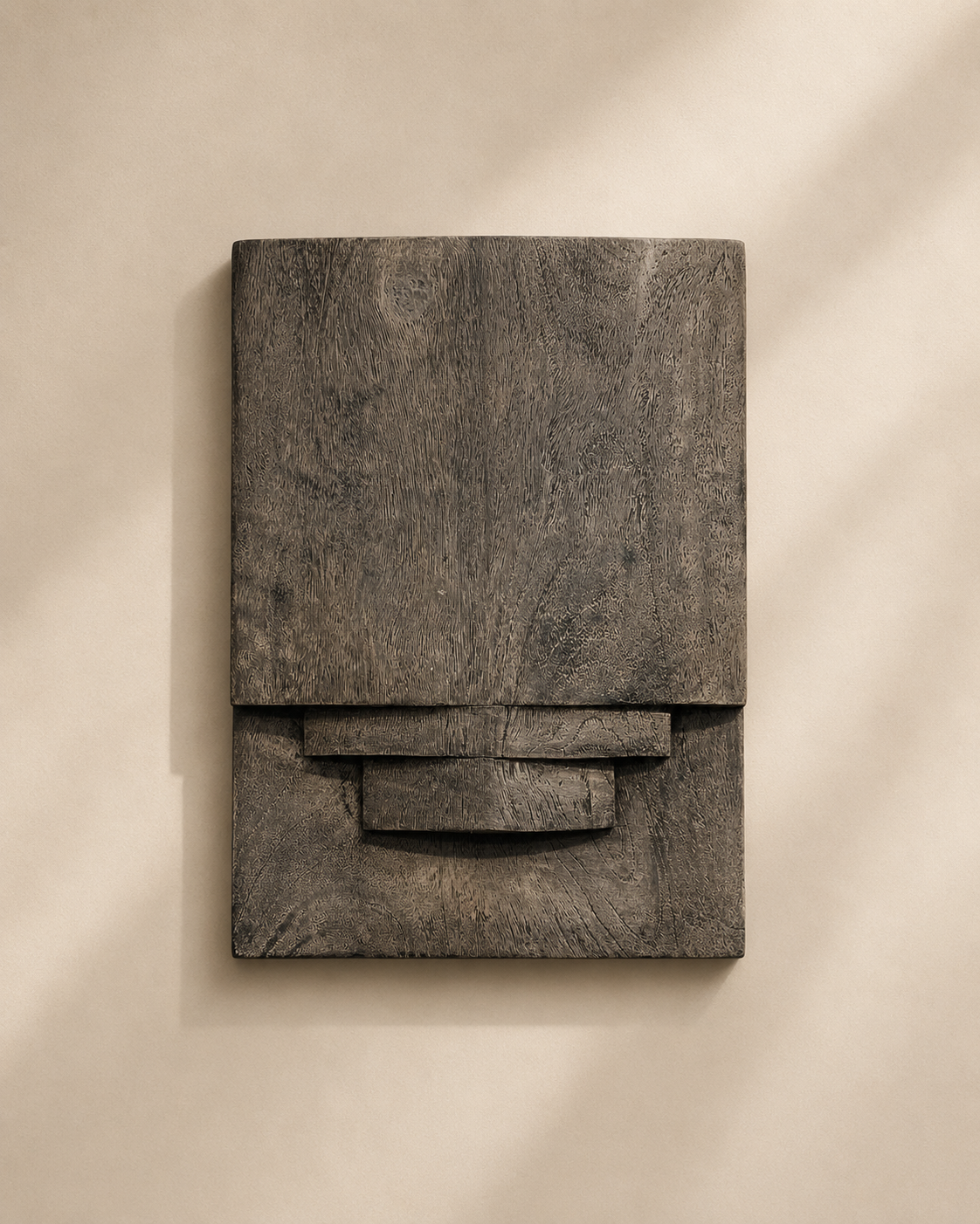 naga inspired carved wood wall panel - set of 6 / naga door panels
