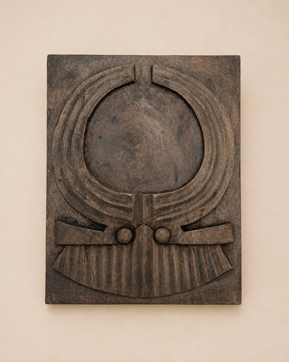 Naga Inspired Hand-Carved Wood Wall Panel Set (Set of 6) / Naga Door Panels
