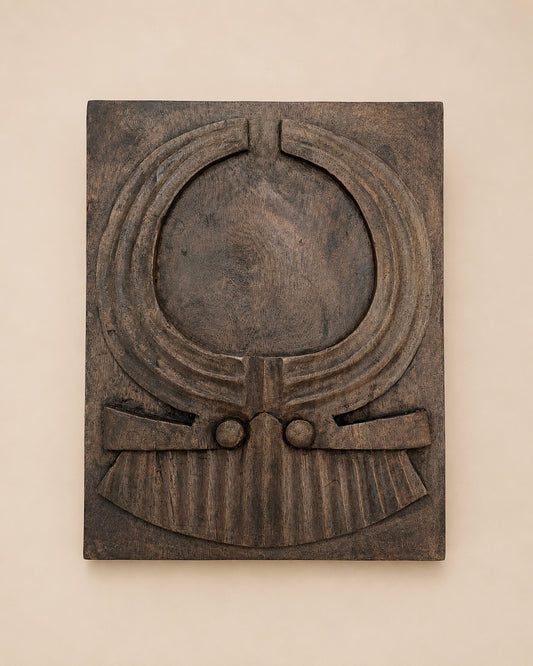 Naga Inspired Hand-Carved Wood Wall Panel Set (Set of 6) / Naga Door Panels