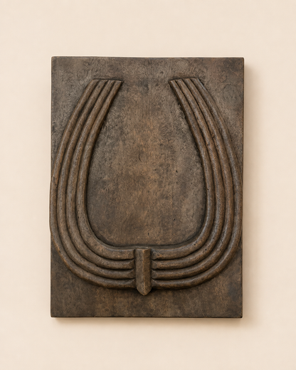 Naga Inspired Hand-Carved Wood Wall Panel Set (Set of 6) / Naga Door Panels